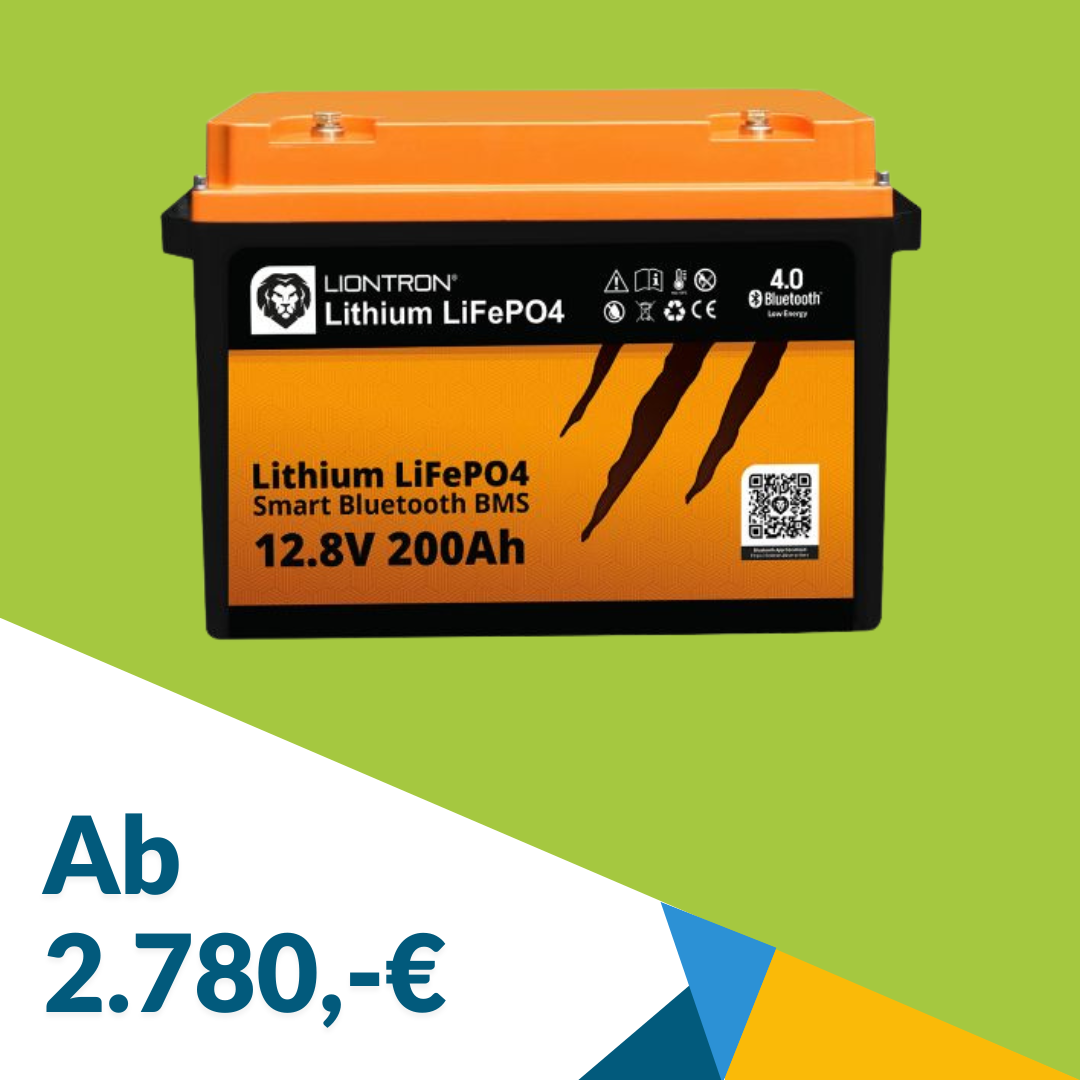 Lithiumbatterie Liontron LiFePO4 12,8 V 200 AH